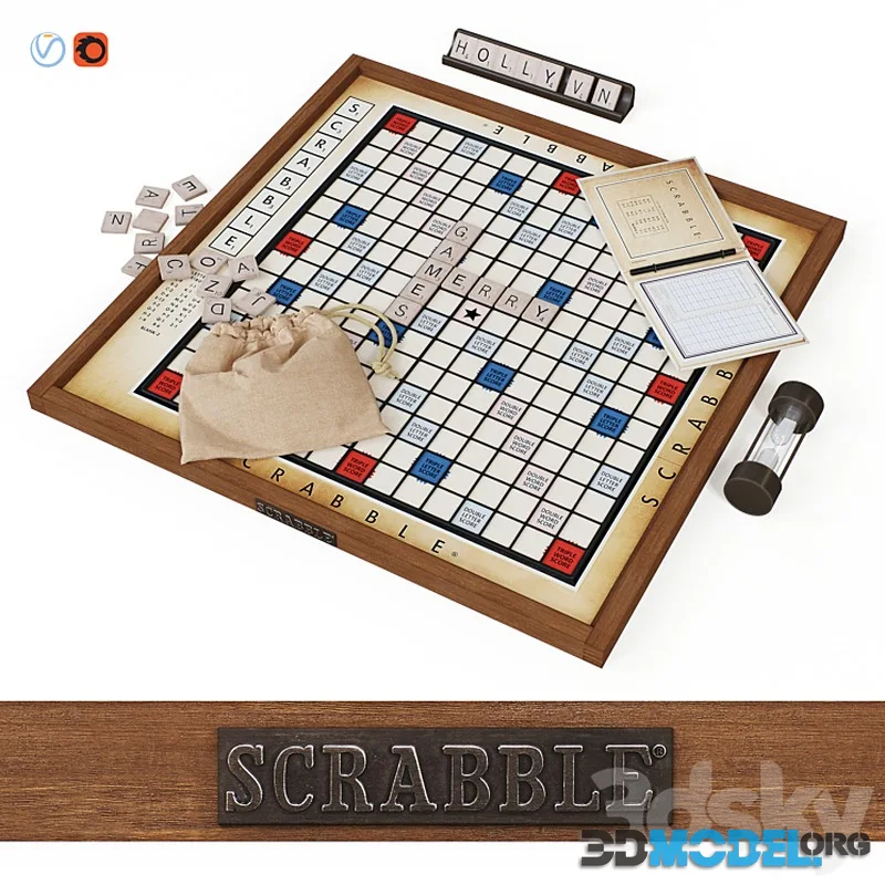 Vintage Deluxe Scrabble