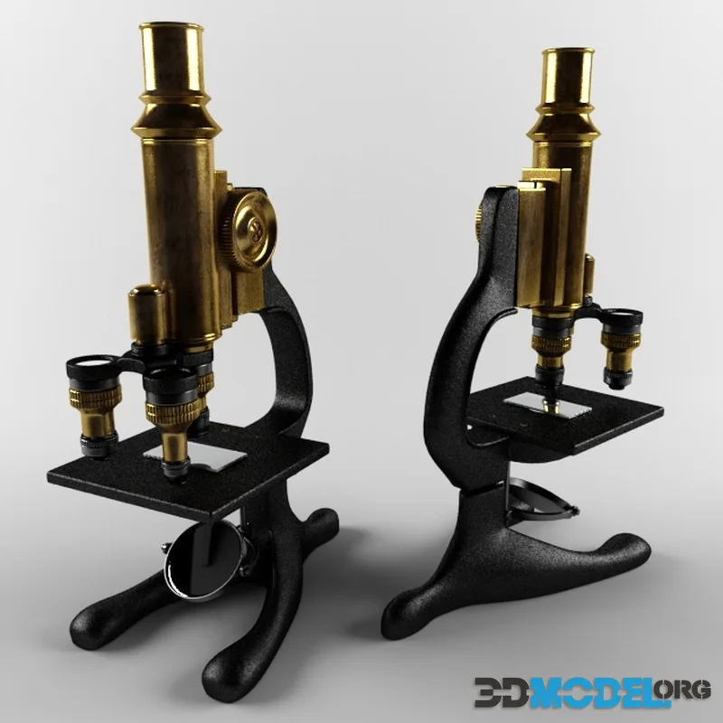 Vintage microscope