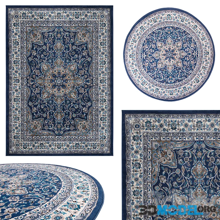Violet Navy Oriental