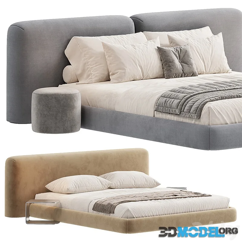 Volume Bed Alessio Bed By Casa Blanco