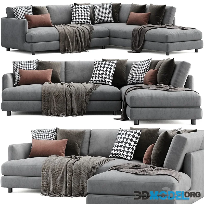West Elm Haven Chaise sofa