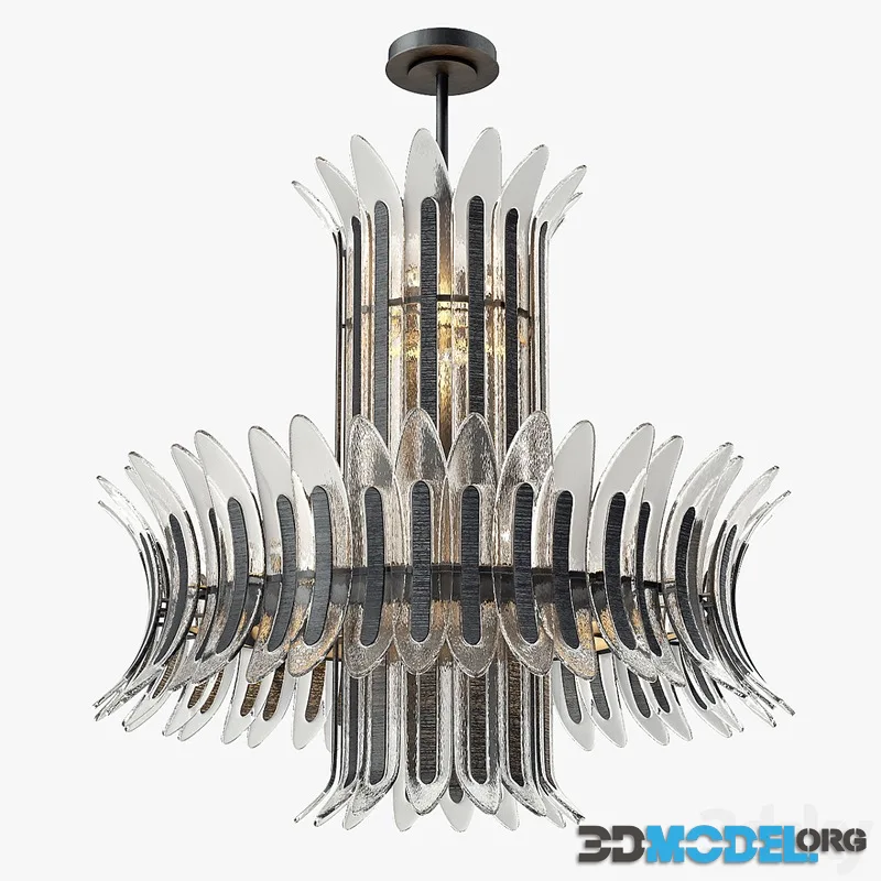 Wired Custom Lighting Palm Chandelier