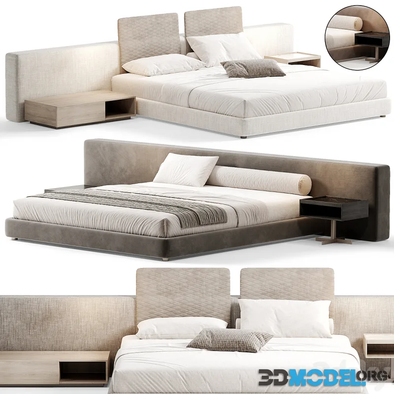 Yang Bed Rodolfo Dordoni By minotti