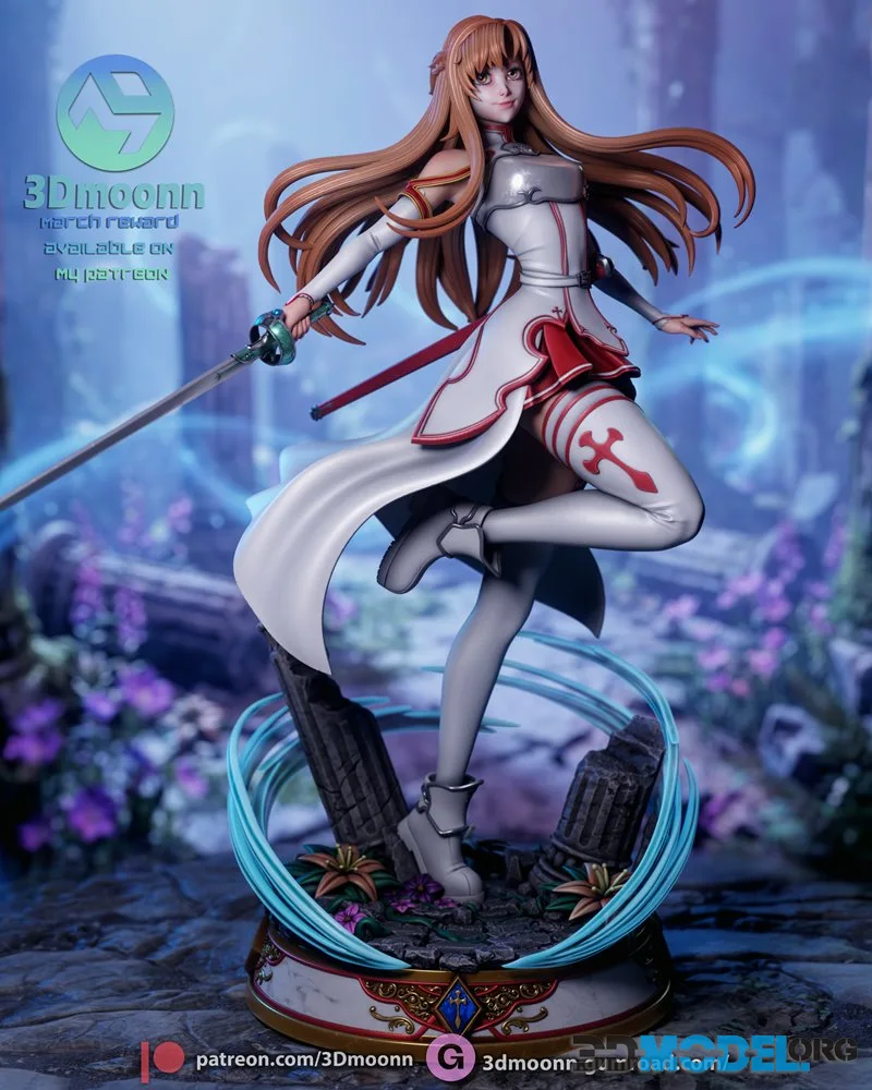 3Dmoonn - Asuna - Sword Art Online – Printable
