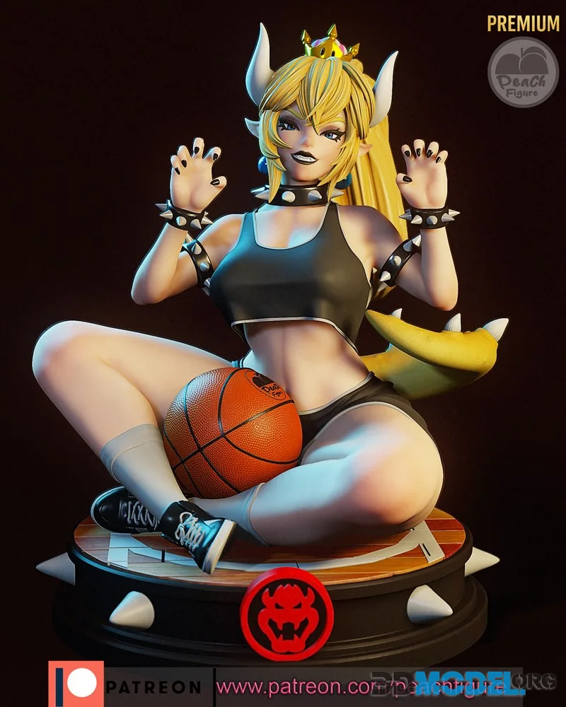Peach Figure - Bowsette – Printable