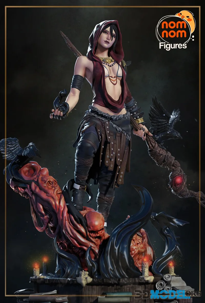 Nomnom Figures - Morrigan - Dragon Age – Printable