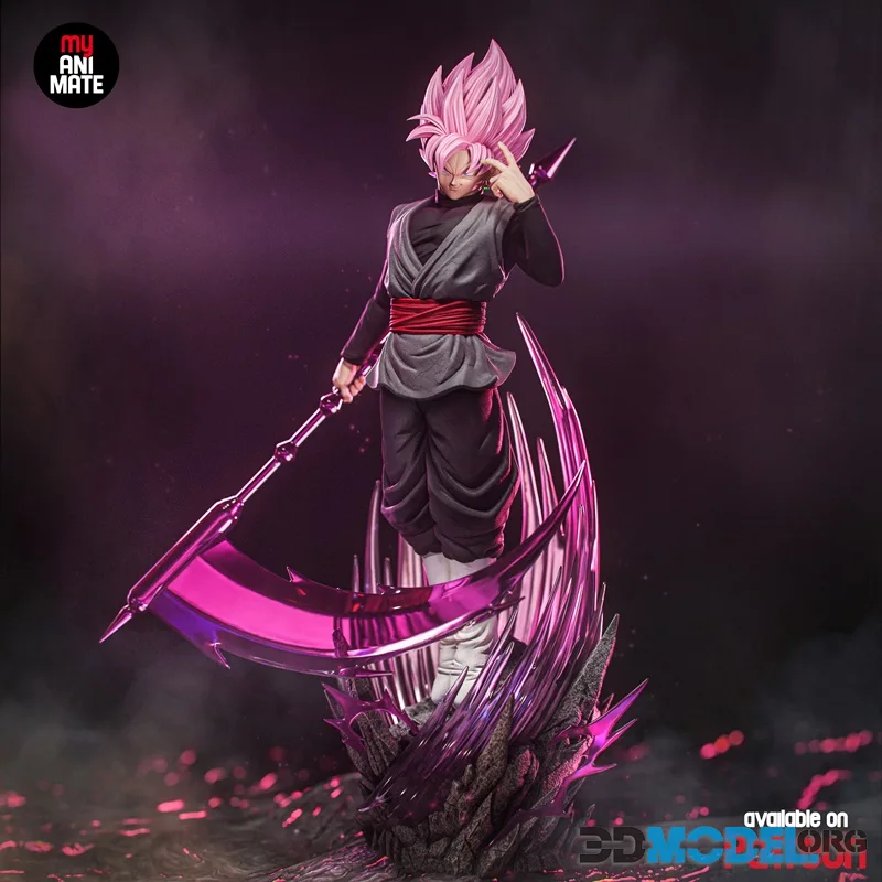 MyAnimate - Goku Black Rose (DragonBall) – Printable