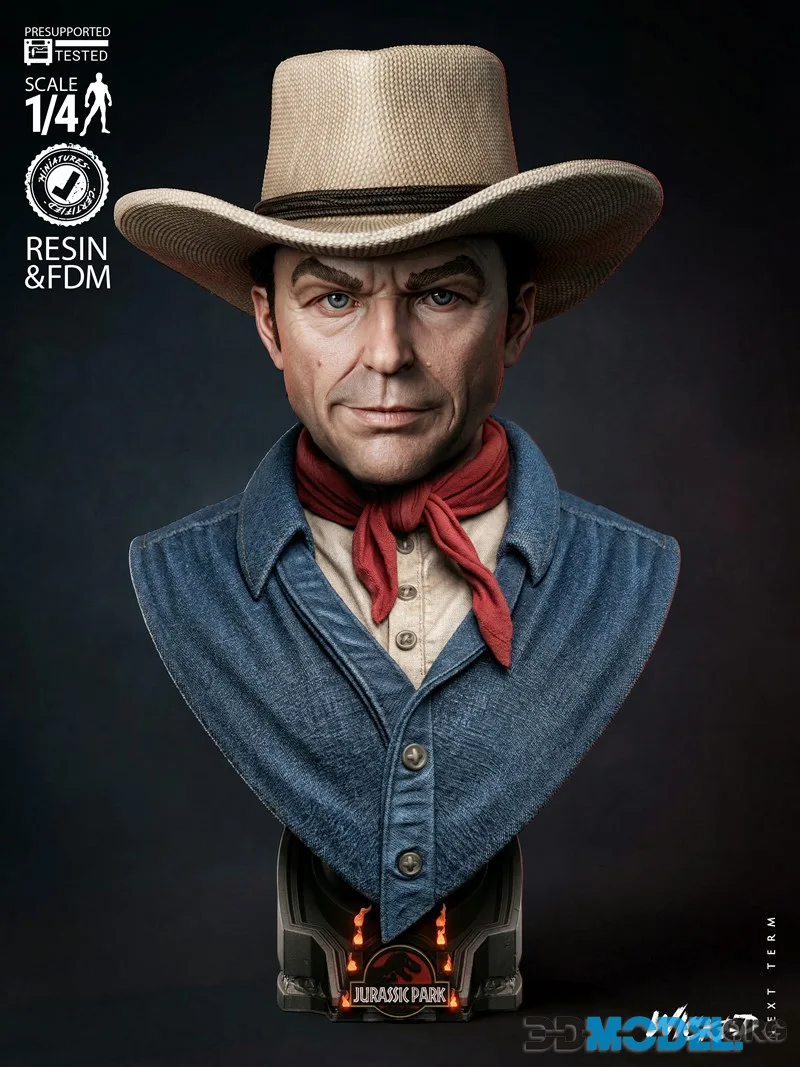 Wicked - Alan Grant Portrait Bust – Printable