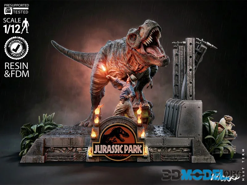 Wicked - Jurasic Park Diorama – Printable