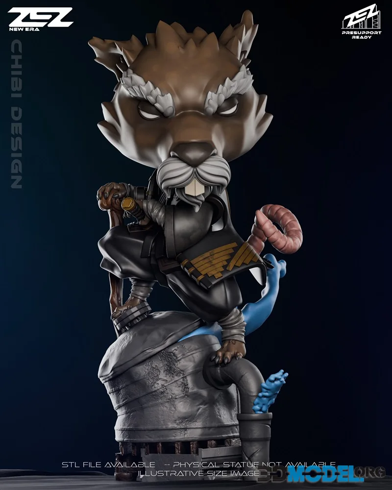 ZEZ Studio - Splinter chibi – Printable