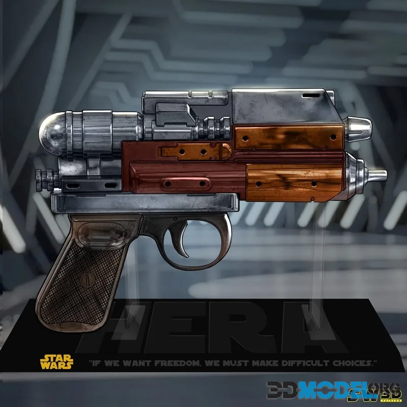 SW3D - Hera Syndulla Blaster Bust – Printable