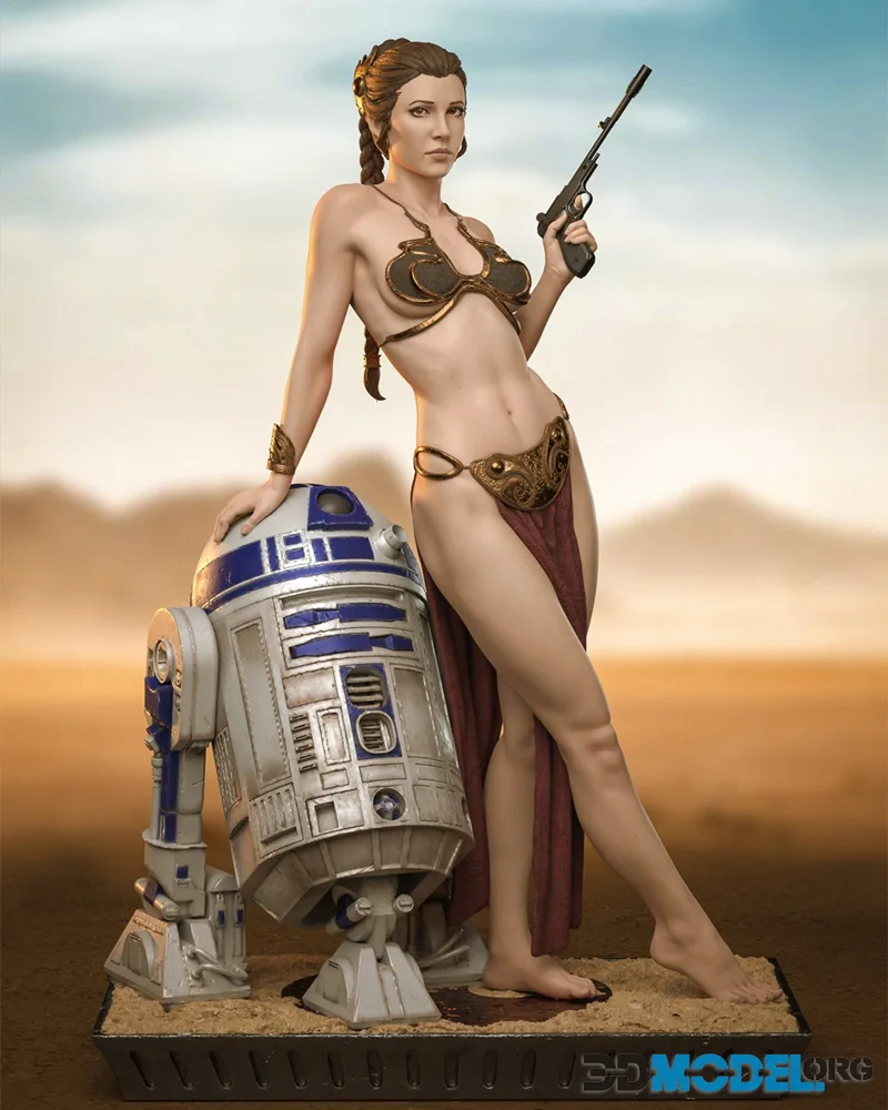 CA 3D Studios - Princess Leia – Printable