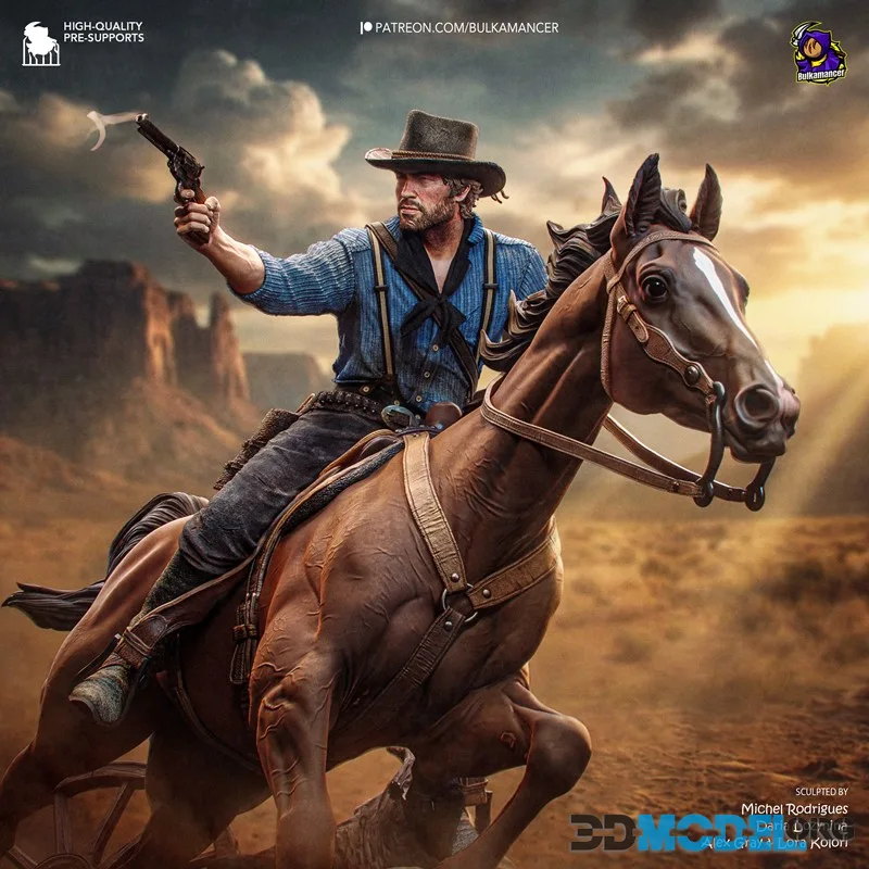 Bulkamancer Sculpts - Arthur Morgan (Red Dead Redemption 2) – Printable