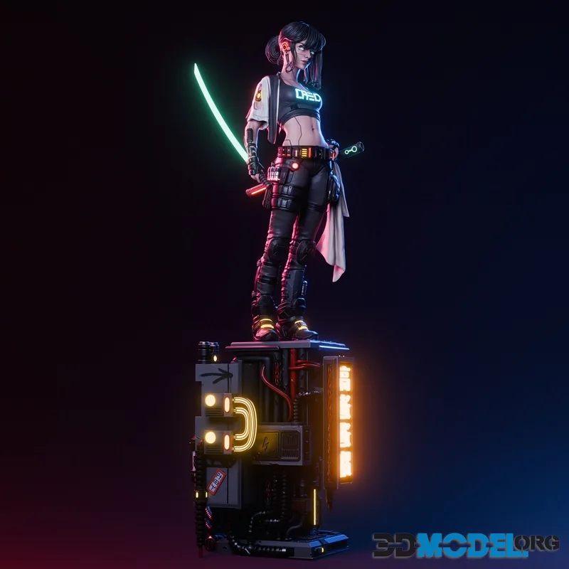 CA 3D Studios - Cyber Samurai – Printable