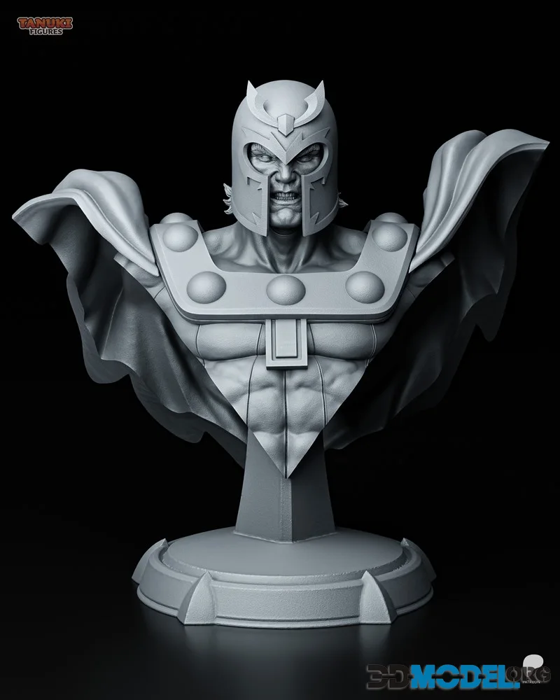 Tanuki Figures - Magneto Bust – Printable