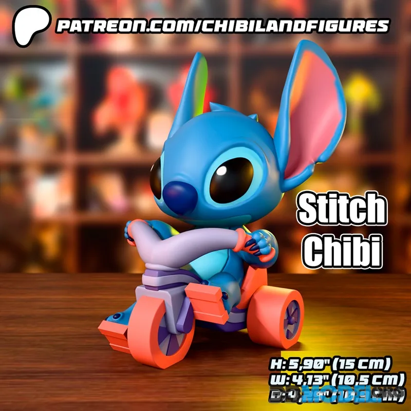 Chibi Land Figures - Stitch - Lilo & Stitch - Chibi – Printable