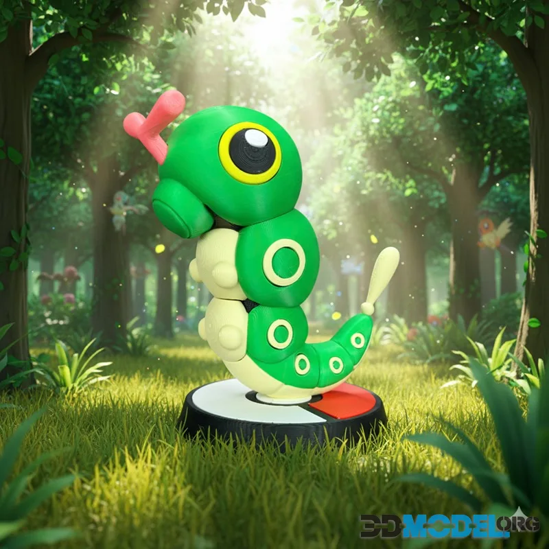 Pokemon Caterpie - Multipart – Printable