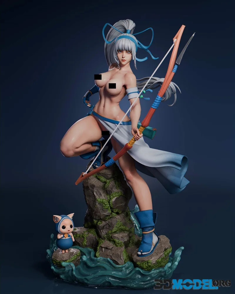 Abe3D - Mina Majikina NSFW Version – Printable