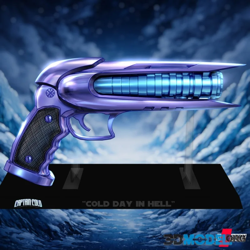 B3DSERK - Captain Cold Gun – Printable