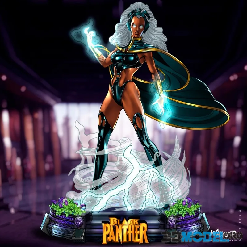 Wicked - Storm Black Sculpture – Printable