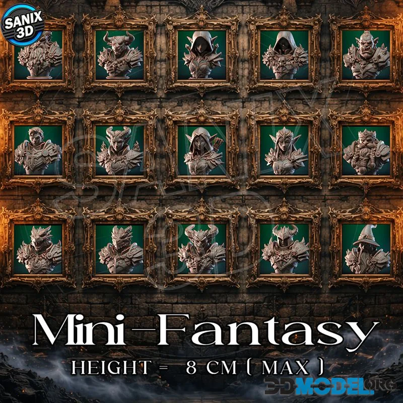Sanix - New 15 Models (Mini-Fantasy) February 2026 – Printable