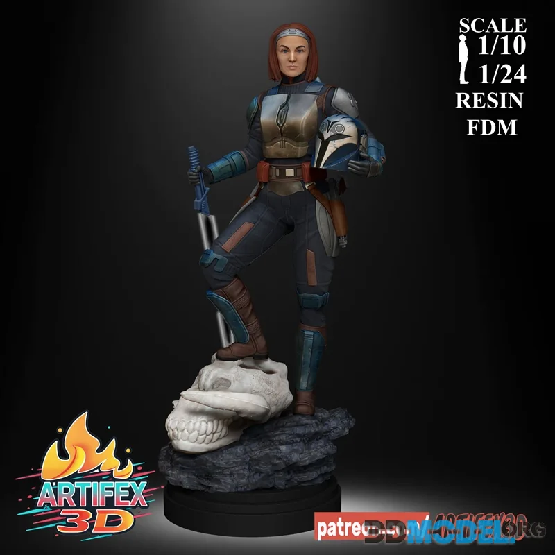 Artifex3D - Bo Katan Kryze – Printable
