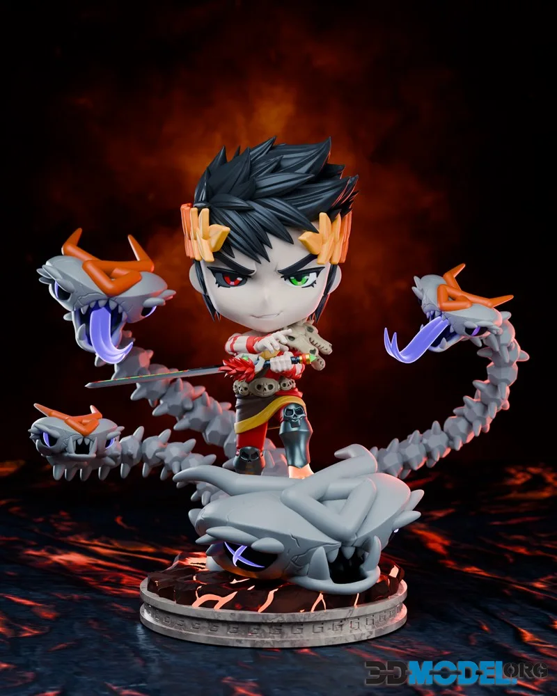 Chibi Land Figures - Zagreus – Printable