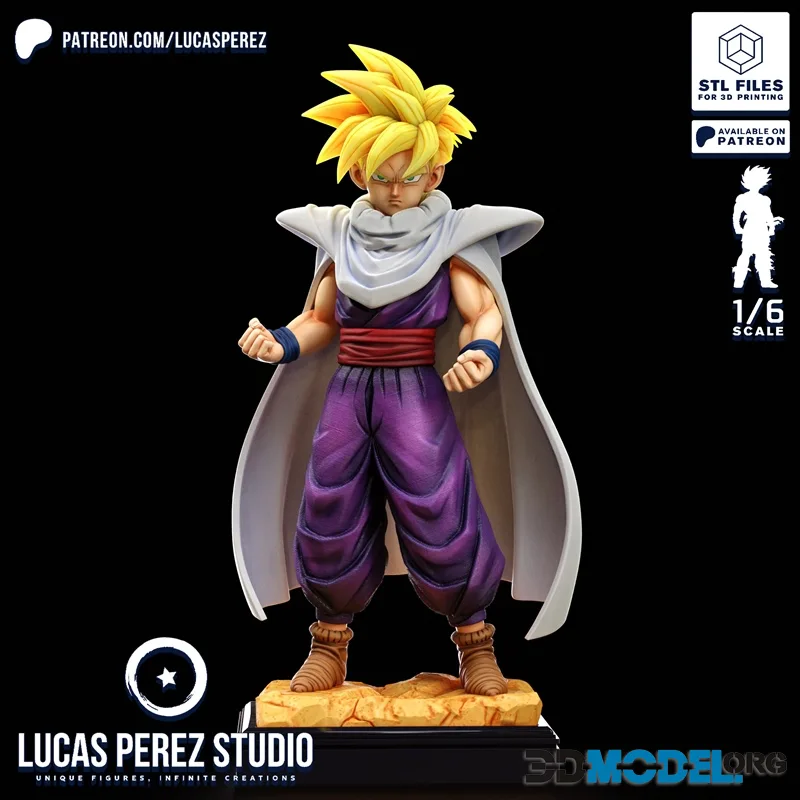 Lucas Perez - Gohan in Cape – Printable