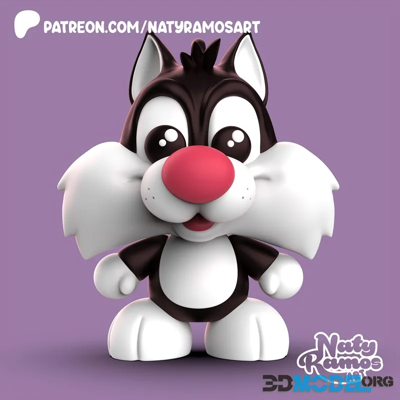 Naty Ramos Art - Sylvester Kawaii – Printable