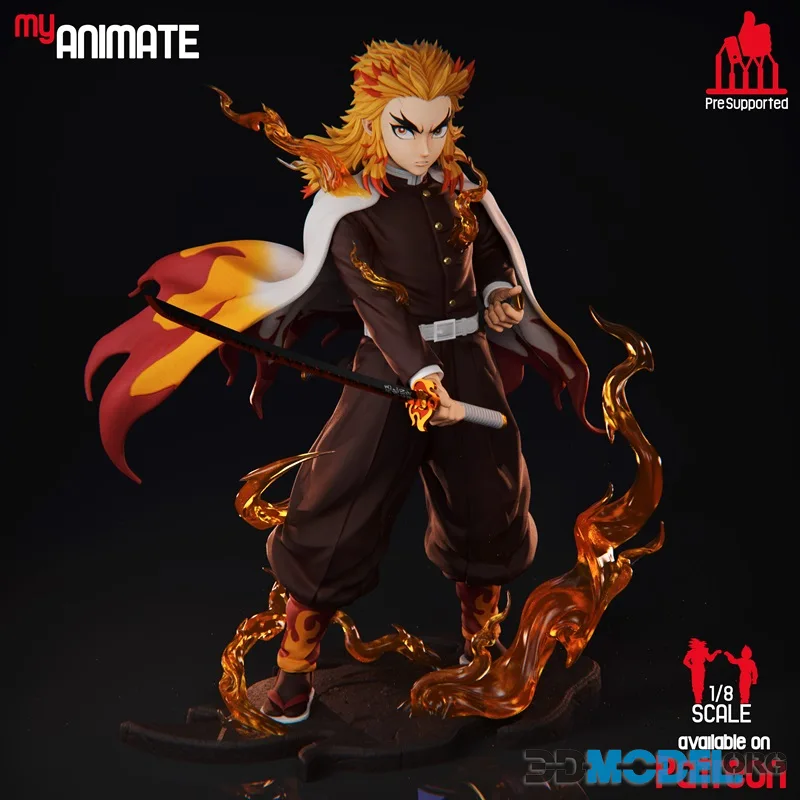 MyAnimate - Rengoku (DemonSlayer) – Printable