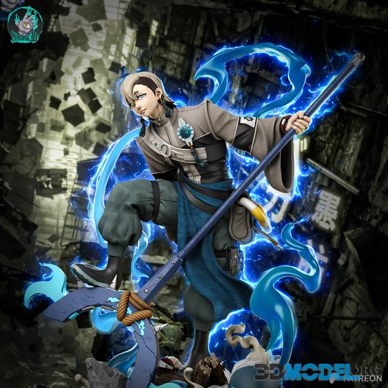 Kaidan - Zanka - Stylized Anime Warrior – Printable