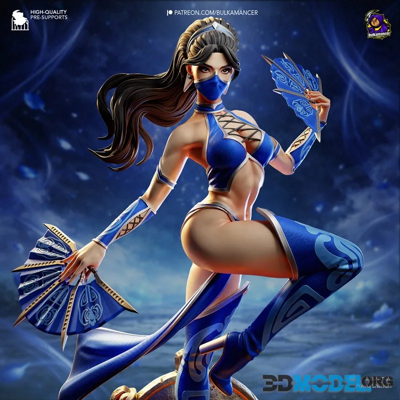 Bulkamancer Sculpts - Kitana (Mortal Kombat) – Printable