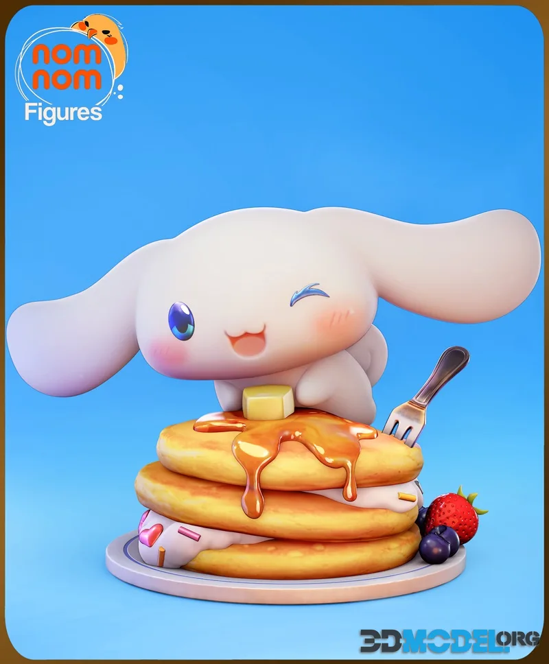 Nomnom Figures - Chibi Cinnamoroll - Hello Kitty – Printable