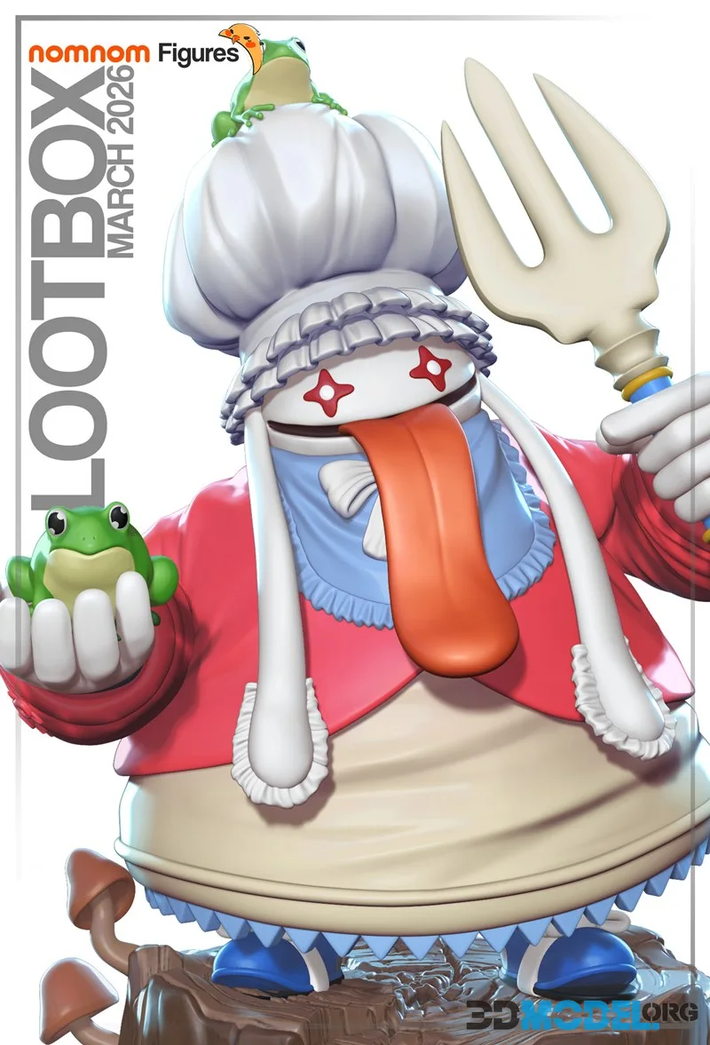 Nomnom Figures - Quina Quen - Final Fantasy IX – Printable