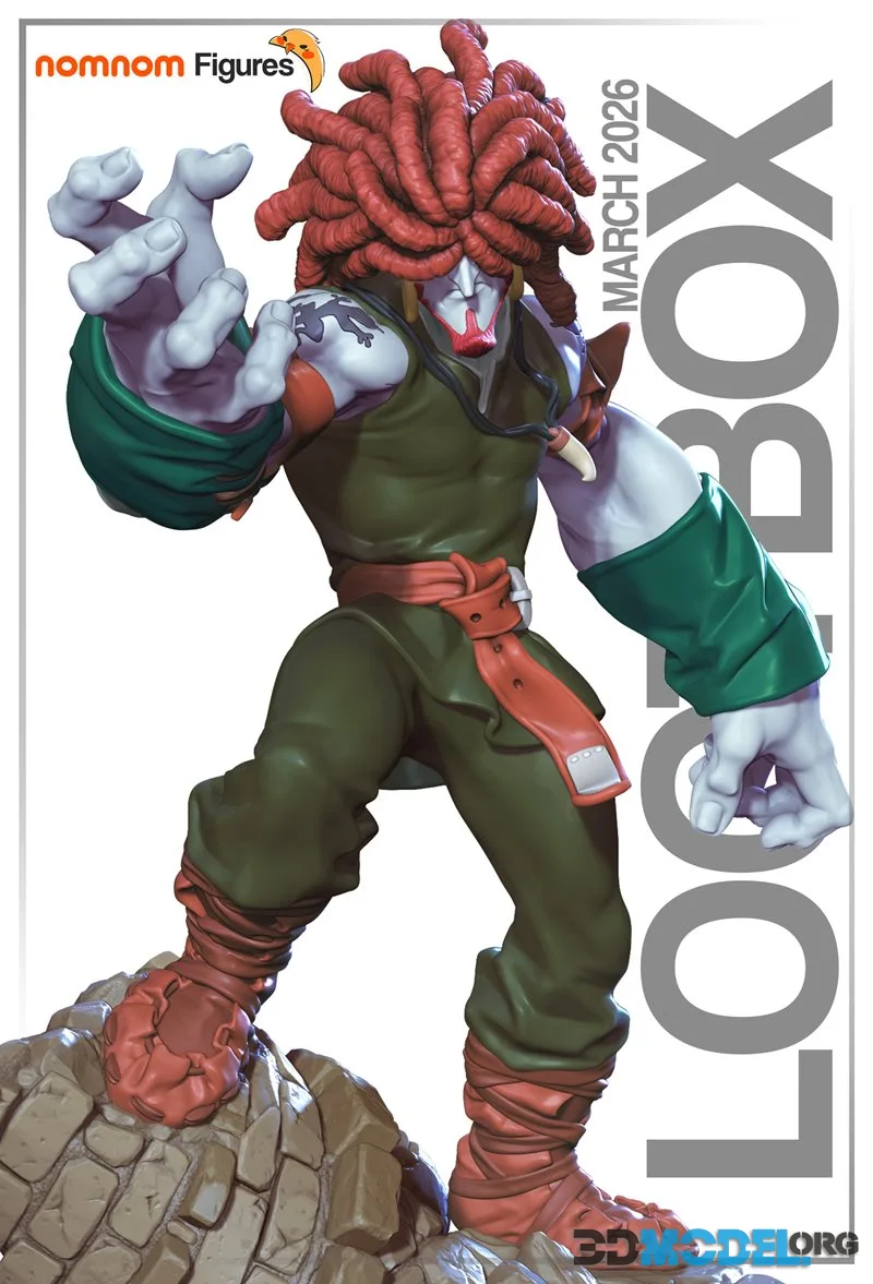 Nomnom Figures - Amarant - Final Fantasy IX – Printable
