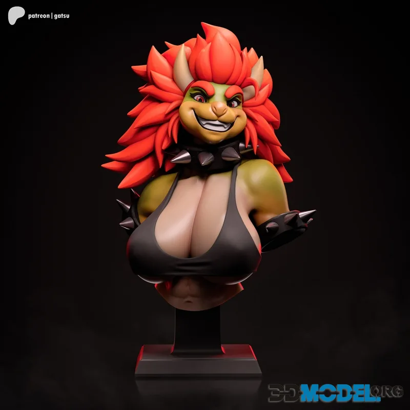 Gatsu Studios - Bowser Bust – Printable