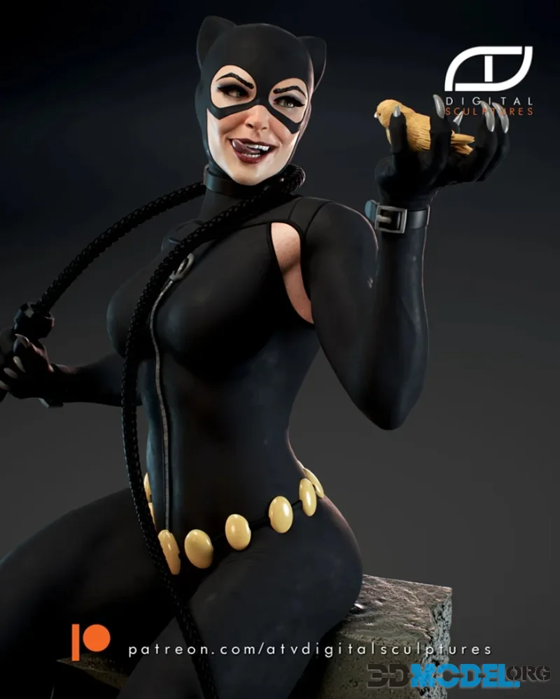ATV Digital Sculptures - Catwoman – Printable