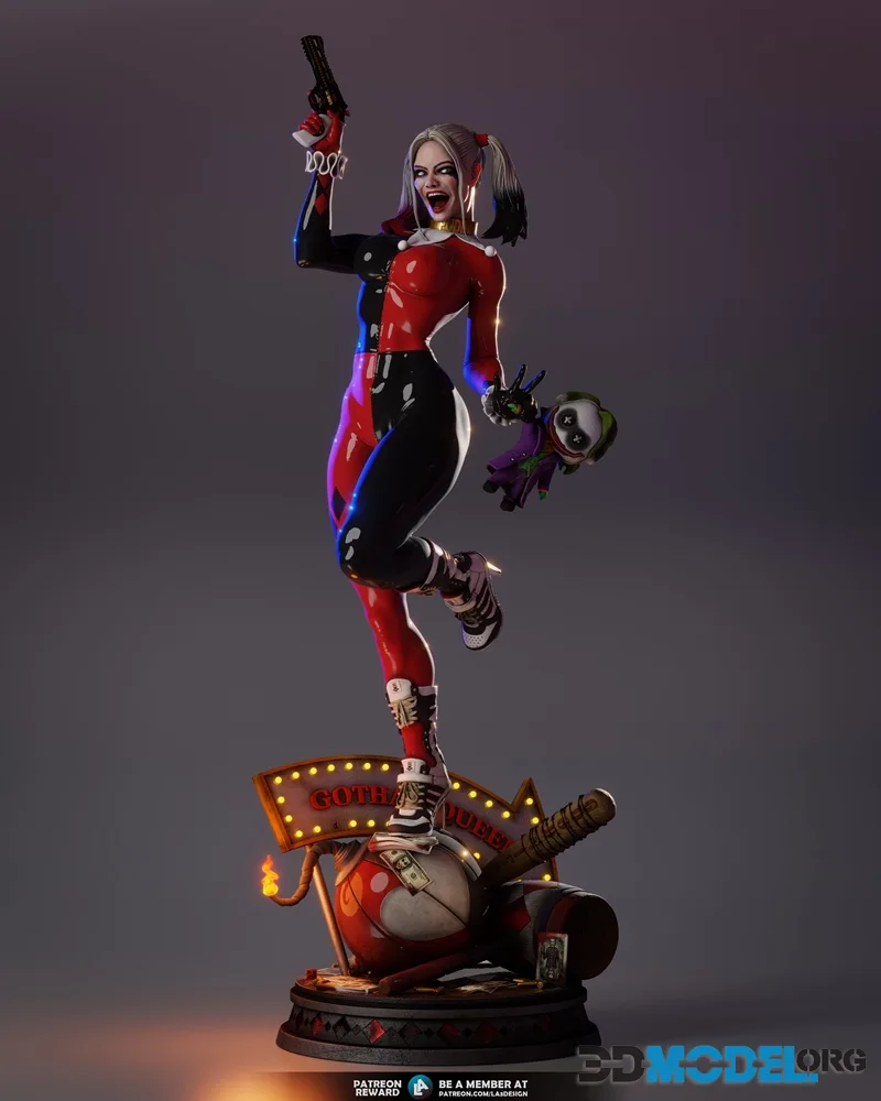 LA3Design - Harley Quinn Comics version – Printable