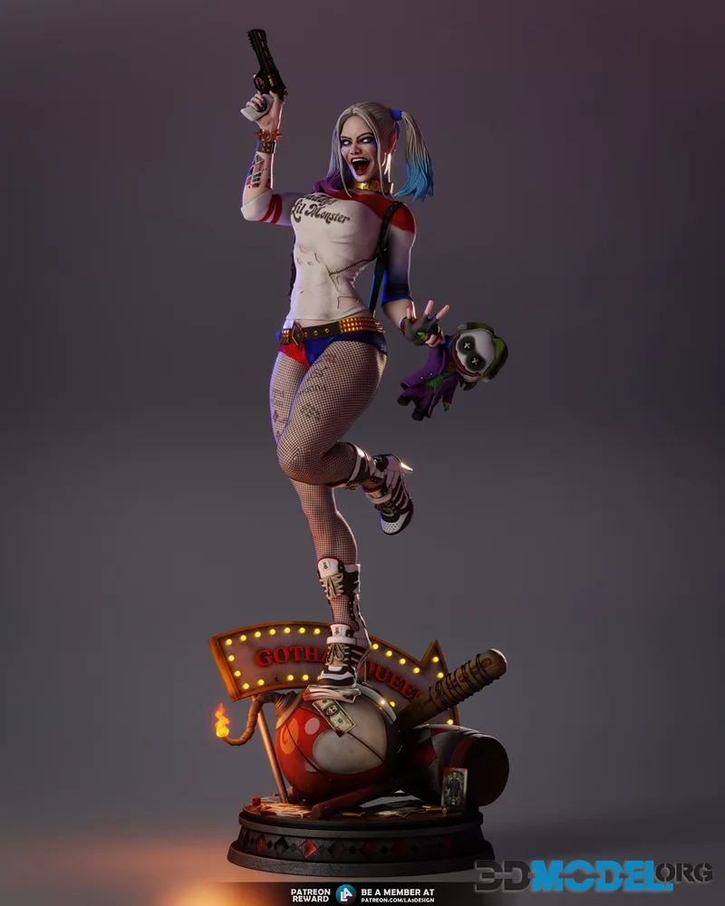 LA3Design - Harley Quinn SS Version – Printable