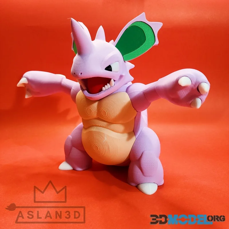 Nidoking By Colors – Printable