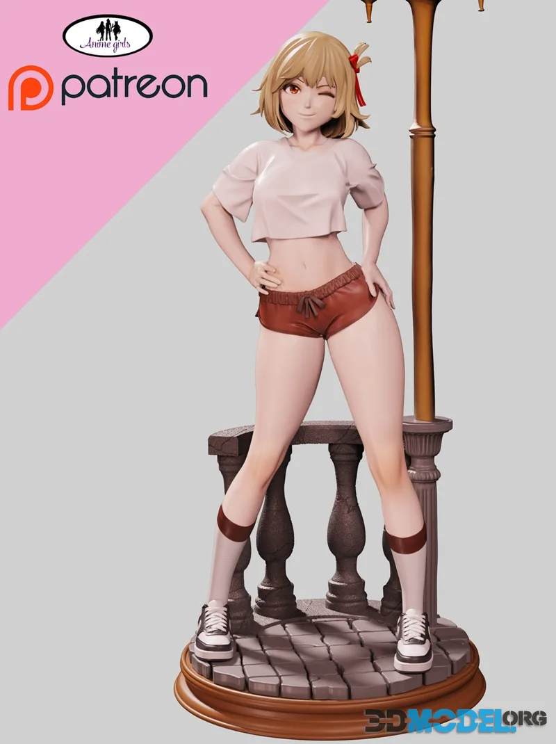 Anime Girls - Chisato v2 – Printable