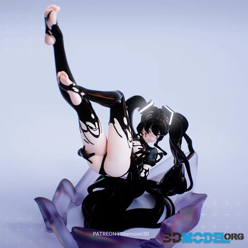 Shercoon3D - Venom Miku – Printable