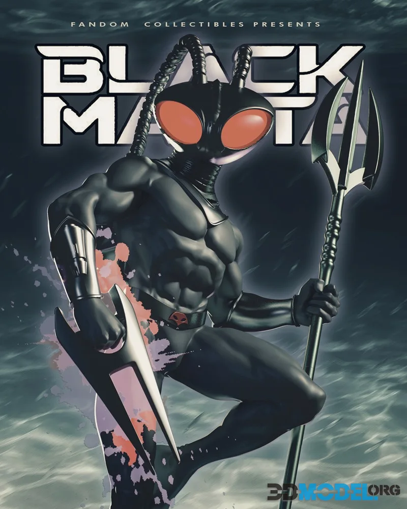 Fandom Collectibles - Black Manta – Printable