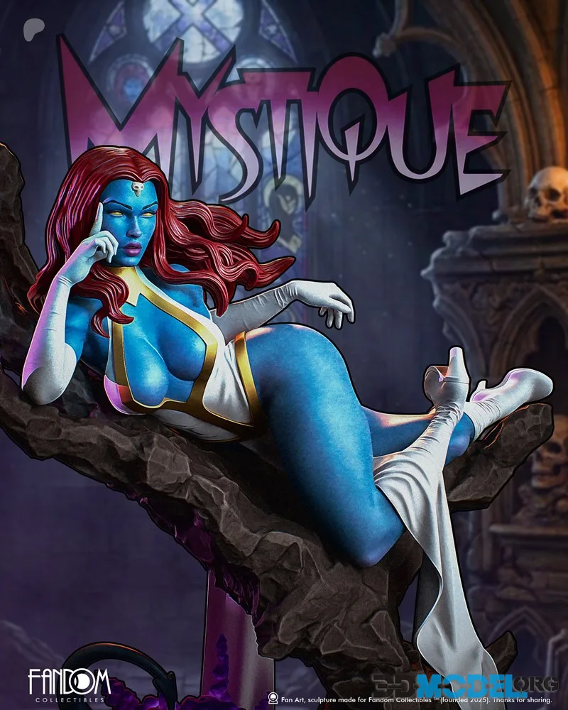 Fandom Collectibles - Mystique – Printable