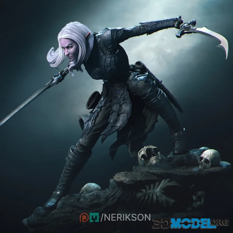 Nerikson - Lierin The Drow Fighter – Printable