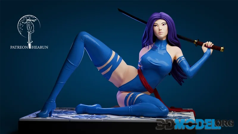 Hearun - Psylocke Marvel X-Men – Printable