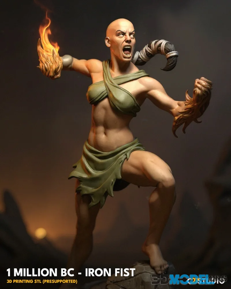 C27 Minis - Million BC Iron Fist – Printable