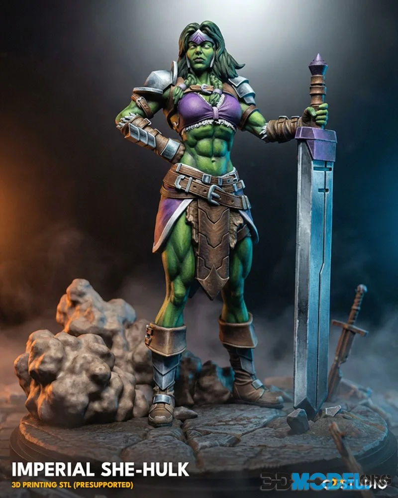 C27 Minis - Imperial She-Hulk – Printable