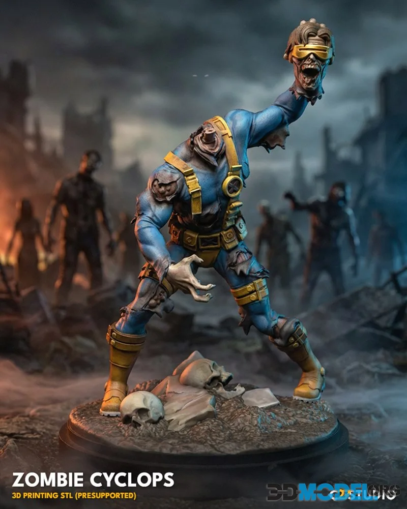 C27 Minis - Zombie Cyclops – Printable