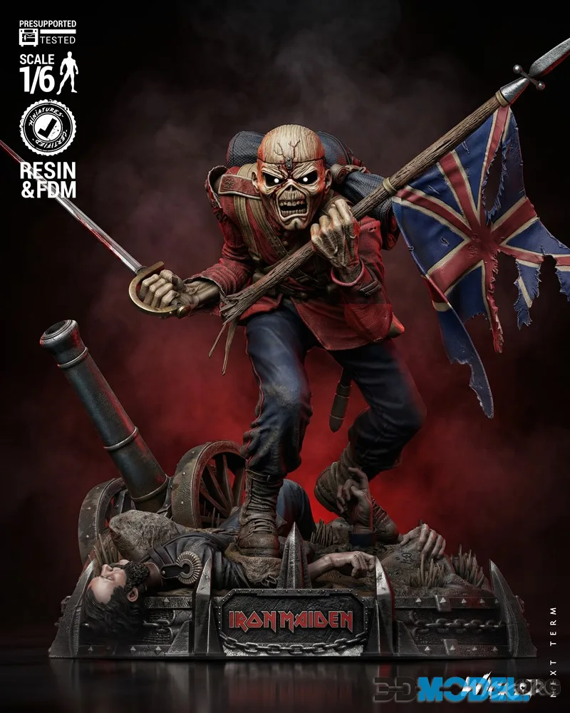Wicked - Iron Maiden Sculpture – Printable